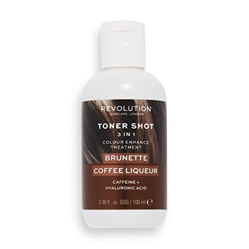 Revolution Haircare London, Toner Shot, pour Les Cheveux Bruns, Coffee Liqueur, 100ml Cover