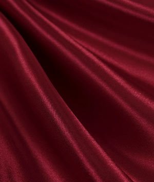 MDS Pack of 5 Yard Charmeuse Satin Fabric for Wedding Arch Drapery Panel Party Event Banquet Decoration Home Curtain Dress DIY Crafts Costumes Apparel Bridal Silky Sateen 44" Wide - Maroon