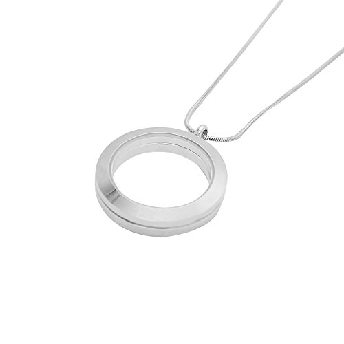 Jojo & Lin Magnetic Floating Locket Charm 30Mm Medium With Snake Chain Birthday Gifts For Women #TOP5