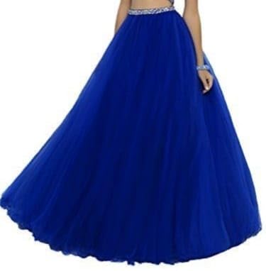 Image of TILISM Women's and Girls Solid Satin Long Skirt
