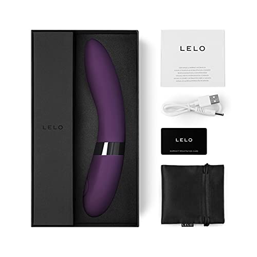 Lelo Elise 2 Personal Massager, G Spot Vibrator, Female Vibrator, Sex Toys For Female, Waterproof Vibrator With Dual Motor Toy For Stronger Stimulation And Sensual Massage, Plum #TOP2
