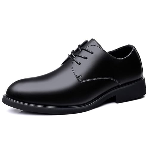 Leather Lace Up Oxford Shoes for Men Stylish Comfortable Design for Business and Formal Occasions2