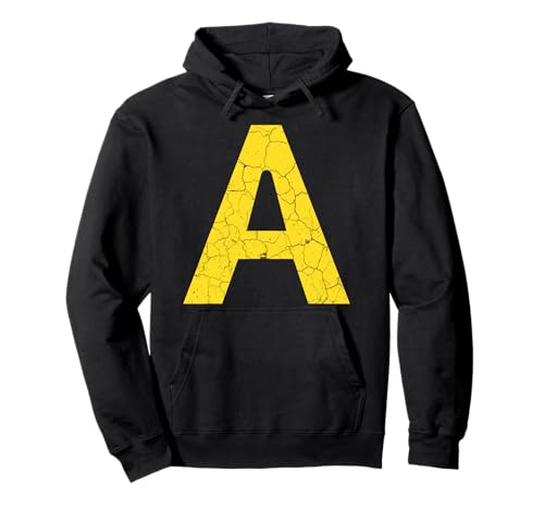 Halloween Letter A Matching Costume Men Women Kids Pullover Hoodie