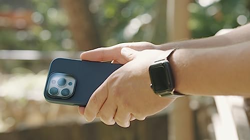 Coque iPhone 14 Plus Moment en balade avec fixation MagSafe couleur Indigo