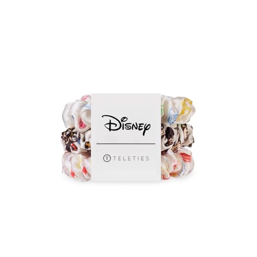 Disney TELETIES Mickey and Friends Small Silk Scrunchies