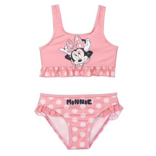Minnie Mouse Kinderbikini - Rosa - Größe 4 Jahre - Badeanzug für...
