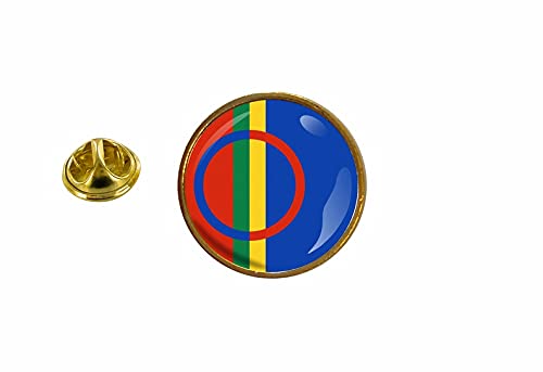 2x Autocollant Sticker Rond Cocarde Drapeau Sami Samui Lapland Laponie
