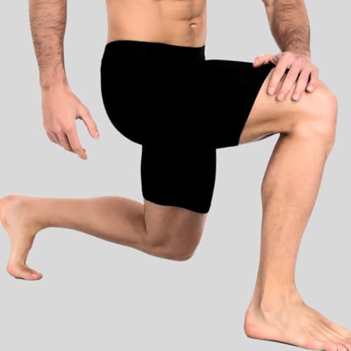 Shorts de Compressão Masculino Efeito Sauna Alta Performance para Academia e Esportes, Tecido Respir