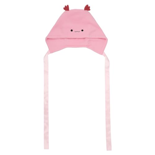Capuche fantaisie 3D en satin à mentonnière pour vos sorties et balades