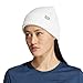 adidas Women's Fashioned Fold Beanie, White/Grey/Silver Metallic, One Size