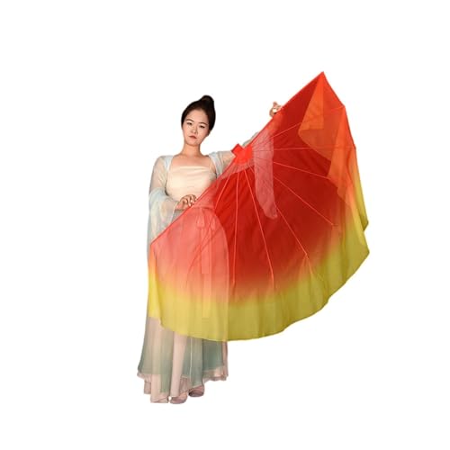 Voile d'éventail de danseuse pour spectacles de gala et cérémonies d'ouverture festives