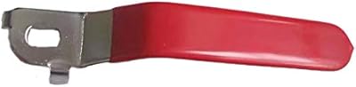 2 Pcs Red Valve Handle Hole Size 6x10mm,Hole Thickness 2.5mm,Total length 120mm(6x10x2.5mm)