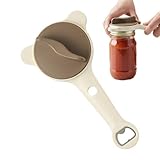 Flaschenöffner, leicht zu drehen, langer Griff, Küchenzubehör, manueller Dosenöffner mit bequemem Griff – für Haus, Küche, Schlafsaal, Camping, Picknick, Reisen, Restaurant, Bar,