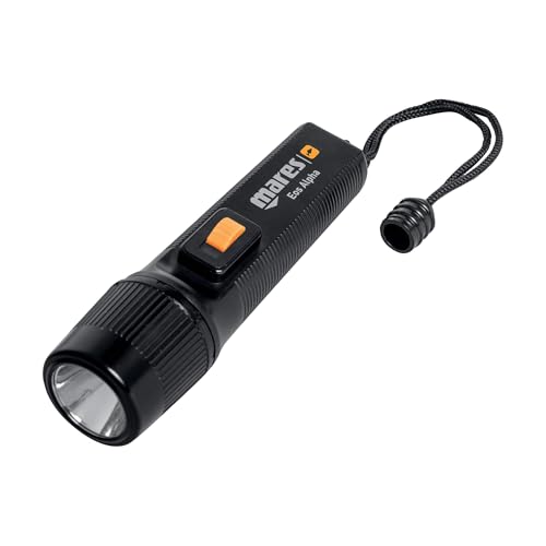Lampe de poche Mares EOS Alpha noire BX pour voir clair sous l'eau