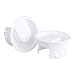 2pcs Verre Blanc Eau Chaude/Froide Carafe Couvercle De Couverture De Qualité Alimentaire en Plastique Anti-poussière pour Leakproof Stoppers Couvercles en Verre Bistro Pitcher Blanc