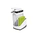 Casabella Sink Sider Solo with Sponge - White & Chrome Plating - 50086