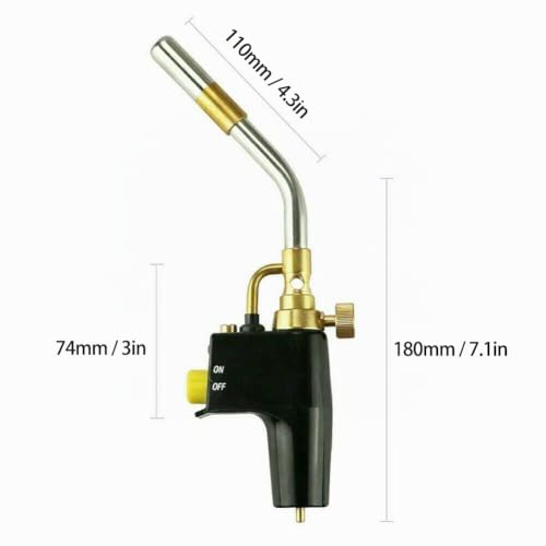 Miniatura 7 de Antorcha De Propano Weytoll Antorchas De Fontanería Portátiles De Alta Temperatura Para Soldadura De Gas De Fontanería Soplete De Soldadura Instantánea Profesional Sin Gas