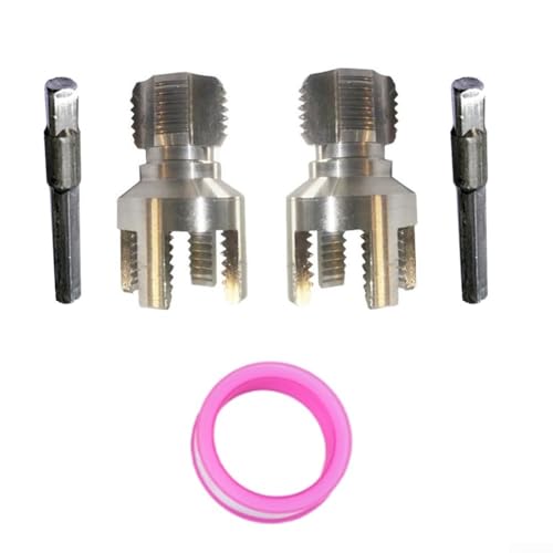 SMZhomeone Outil de filetage pour tuyau d'eau avec double tête de coupe PPR - Coupe-filetage interne externe (20 mm + 25 mm)