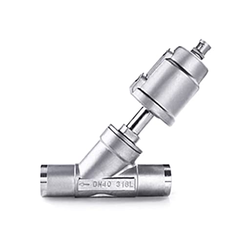 Valve d'angle pneumatique Y filetage intérieur DN15 DN20 DN25 inox 304 1 pièce - 5