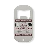 Pedale Pusher Club 1995 Born to Ride Décapsuleur en acier inoxydable Argenté