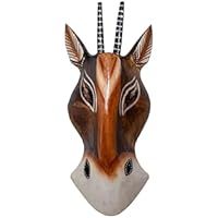 Woru Máscara Antílope, máscara de madera de Bali, máscara de