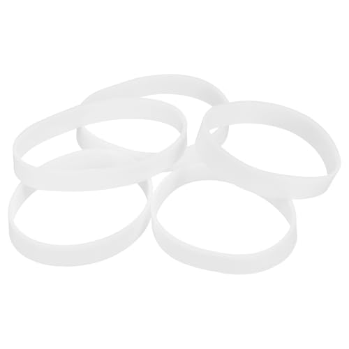 Bandes élastiques en silicone blanc 30x5mm uxcell pour câble et emballage