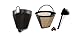Cuisinart Filter Basket and Gold Tone Permanent filter Bundle W/ Scoop (Compatible with SS-15 & SS-12)