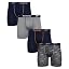 Navy/Grey/Print