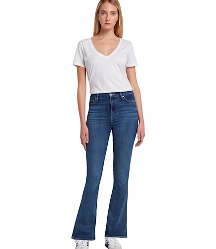 7 For All Mankind Women's Ultra High-Rise Skinny Tailorless Bootcut Jeans