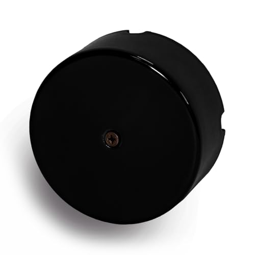 SCATOLA DI DERIVAZIONE IN PORCELLANA NERA DIAM. 100MM