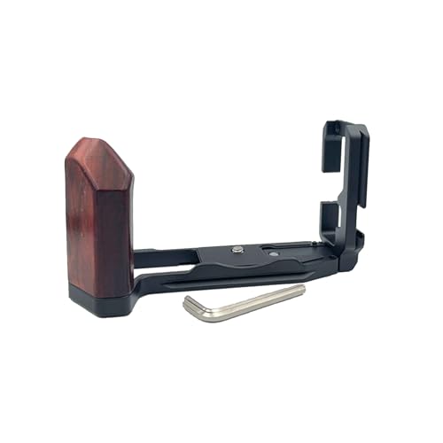 SZZCNOX XT5 Ebony Hand Grip L Plate Bracket for Fuji Fujifilm X-T5 Micro SLR Camera, Arca Quick Release Plate, Metal Handgrip L-Shape Grip with 1/4