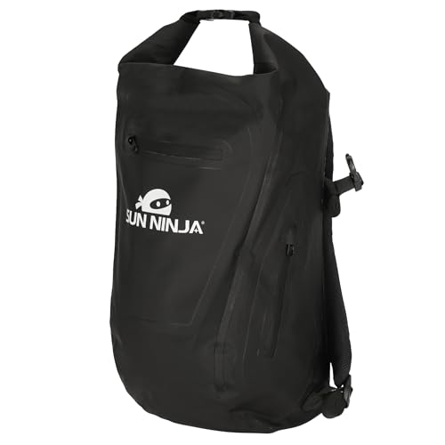 SUN NINJA Dry Bag Backpack, impermeable flotante con cierre Roll Top, 20L miniatura 1
