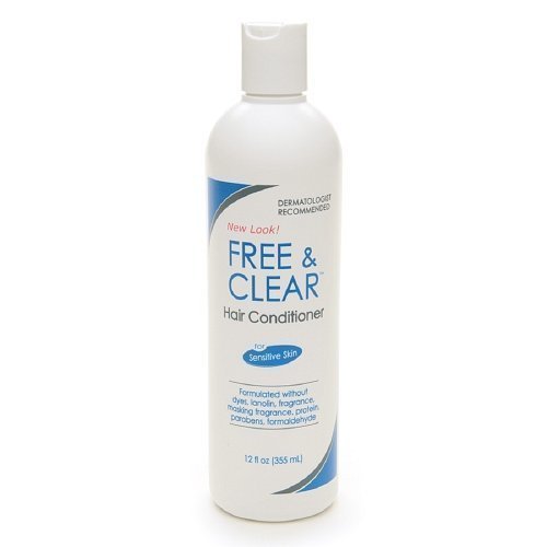 Free & Clear Hair Conditioner for Sensitive Skin 12 fl oz Pack of (2) by Pharmaceutical Specialties