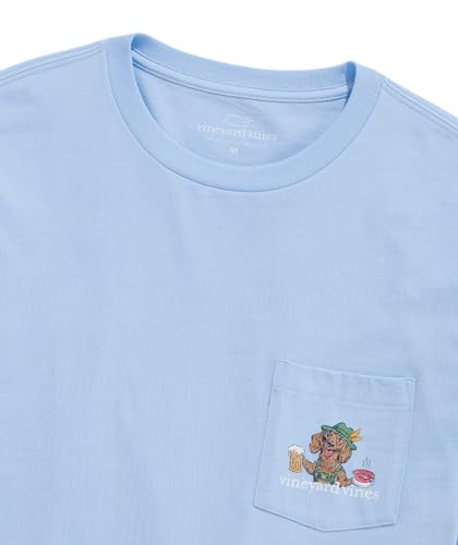 vineyard vines Men's Oktoberfest Doxie Dog Long-Sleeve Pocket Tee4