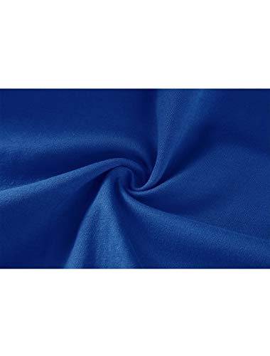 Chaleco con capucha para hombre Uxcell slim fit azul con cremallera y bolsillos prácticos 7