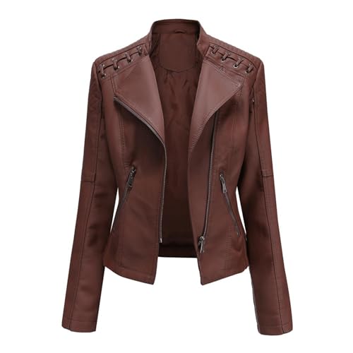 Veste en cuir de moto pour femmes coupe ajustée, finissez-en avec les blousons trop lourds