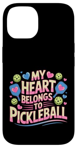 My Heart Belongs To Pickleball �p�h���v���[���[ - �X�}�z�P�[�X iPhone 14 �p