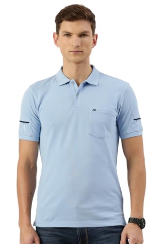Image of Peter England Men's Solid Regular Fit T-Shirt