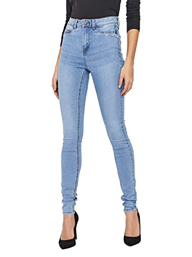 Noisy May NOS DE Damen Nmcallie Hw Vi059lb Noos Skinny Jeans,...