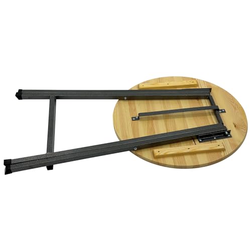 Stehtisch Degamo Zürich 78 cm rund mit grauem Stahlgestell