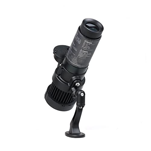 UGPET Projecteur GOBO Projecteur de Logo d'enseigne au Sol de Lampe de projecteur de publicité de HD avec des Mots a mené la lumière de Projection (Color : B, Size : 15W Static)