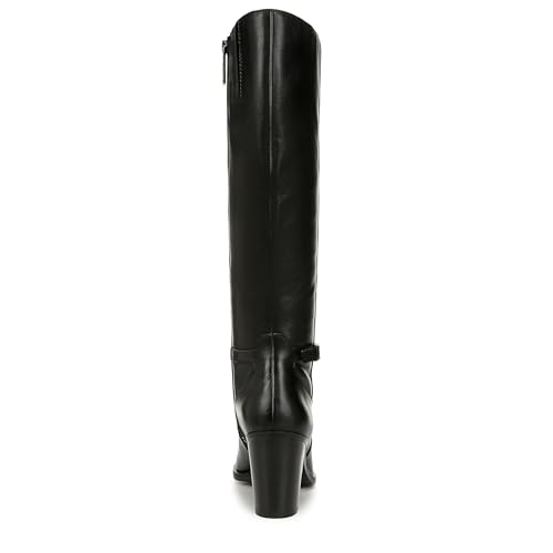 Naturalizer Women Kalina Knee High Tall Boots, Black Leather Wide Calf, 6 by Naturalizer - Image 7