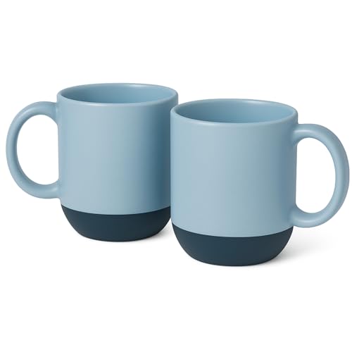 Image of Clay Craft Modern Matte Coffee Mug Set of 2, 300 ml | Fine Ceramic Tea, Coffee & Milk Mugs | Elegant & Durable Drinkware | Microwave & Dishwasher Safe | Minimalist Home, Office & Gift Collection