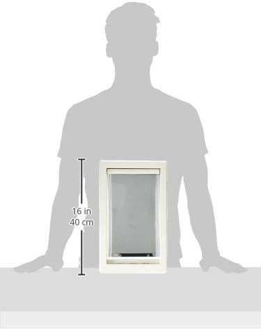 Perfect Pet Pet Door with Telescoping Frame, Medium, 7" x 11" Flap Size, Clear, Medium - 7" x 11" Flap Size - Image 5