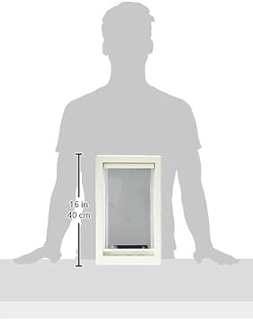 IDEAL PET PRODUCTS SINCE 1979 Perfect Pet Pet Door with Telescoping Frame, Medium, 7 x 11 Flap Size