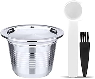 RECAFIMIL Reusable Capsules Refillable Coffee Pods Stainless Steel Compatible for NES-presso Machine