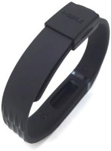 i-smile 1PC Replacement Bands with Metal Clasps for Fitbit Flex / Wireless Activity Bracelet Sport Wristband / Fitbit Flex Bracelet Sport Arm Band (No tracker, Replacement Bands Only) & 1pc Black Silicon Fastener Ring