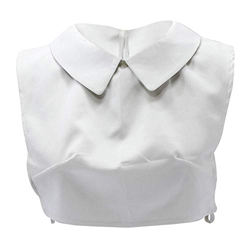 Joyci Woman Girl Doll Peterpan Fake Collar Half Blouse Dickey Preppy OL Detachable Decorate Collar Solid Color (B)