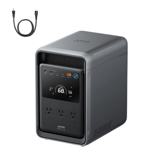 Image of Anker SOLIX S2000 Portable Power Station, 1500W Solar Generator with AC Charging Cable, Up to 35-Hr Fridge Backup, 2,010Wh LFP Battery for Emergencies, Power Outages, Camping (Solar Panel Optional)