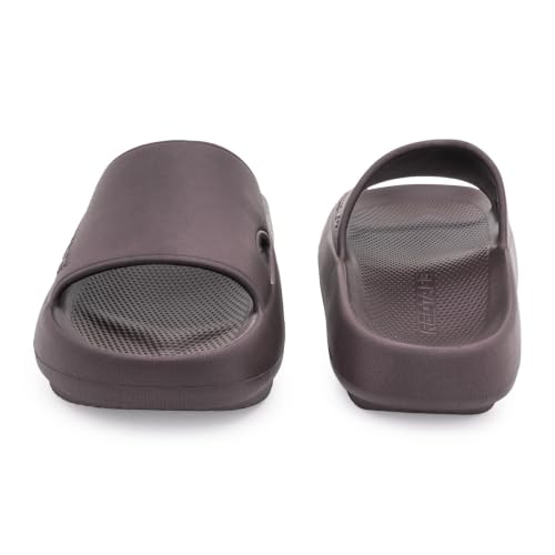 Image of Red Tape Casual Sliders for Men | Refined Round-Toe Shape with a Relaxing Slip-On Support | BEIGE | 7 UK